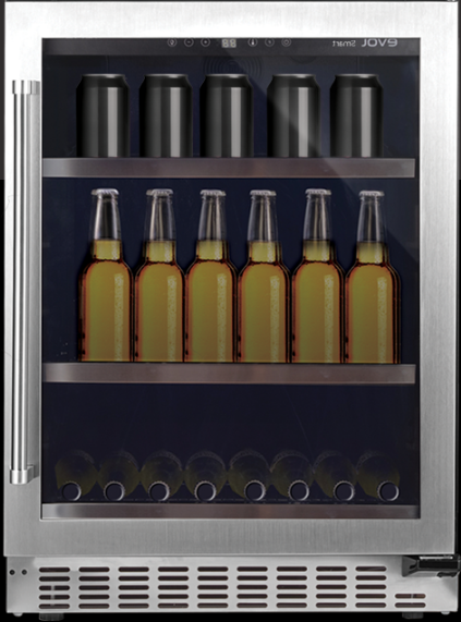Cervejeira 135 Litros - Wifi Porta Direita, App Evol Smart, 3 Prateleiras de aço cromado, Modo Festa, Temperatura de 5° a -9°C-127V-Evol