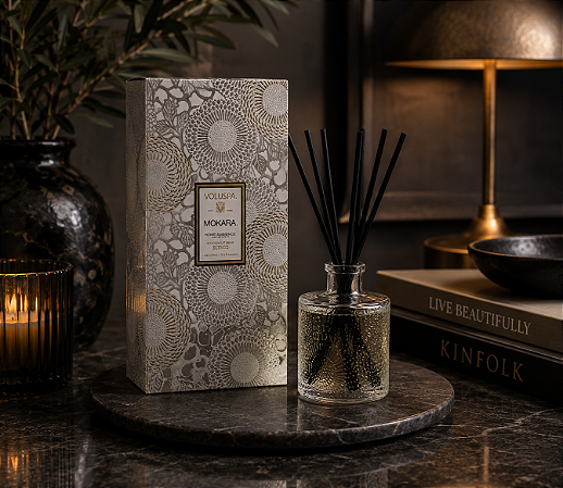 Difusor de Ambiente Voluspa Mokara – Japonica Collection 100 ml | Sofisticação e Perfume Elegante para seus Ambientes | Casa de Lila