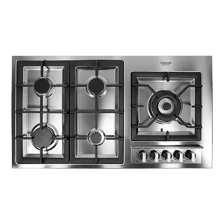 Cooktop em inox, a gás-Europa 900- Crissair Bivolt
