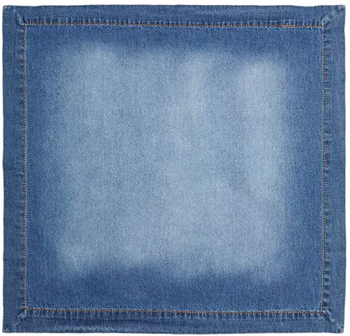 Guardanapo (Kit com 2) Coleção Especiarias, Acervo Panelinha, Azul (Jeans), Algodão