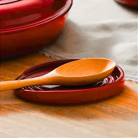 Descanso Oval para Colher vermelho - Lê Creuset
