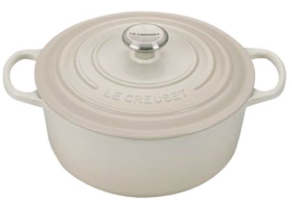 Panela Redonda Signature 22 cm Meringue- Le Creuset