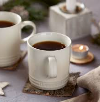 Caneca Cappuccino 200 ml Meringue em Cerâmica Le Creuset – Design Clássico e Uso Diário | Casa de Lila