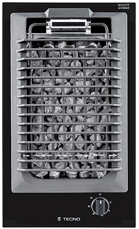 Cooktop 30 cm, 12 níveis de calor, potência de 2.100 W, robusta trempe, semi-filo, Tecno -220V