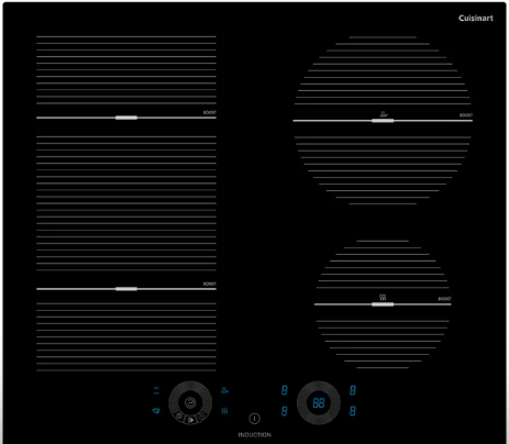 Cooktop Elétrico Indução Cuisinart Arkton 4 Queimadores 59cm - 220V