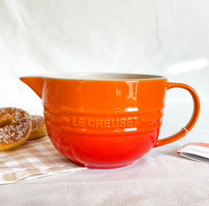 Bowl de Preparo 2L Laranja Le Creuset – Cerâmica Premium e Design Funcional | Casa de Lila