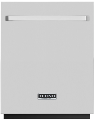 Lava Louças 60 cm, de embutir, porta em inox, puxador retangular, 14 serviços, 9 programas, Tecno Original-220V