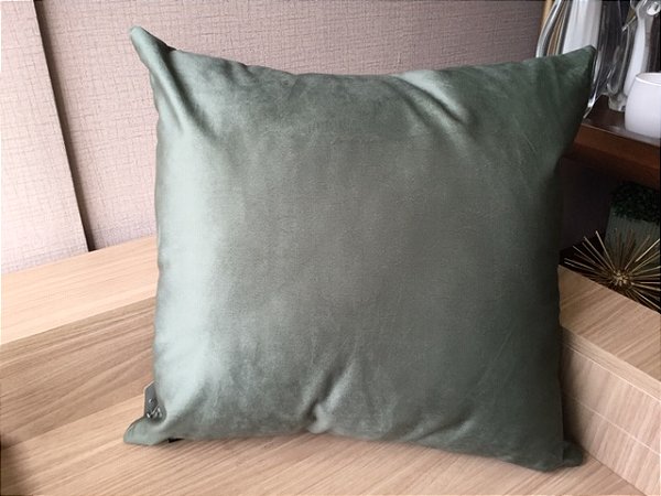 Almofadas Veludo Verde 52 x 52 cm