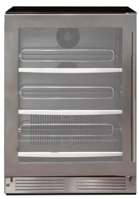 Cervejeira de Embutir Cuisinart Arkton, abertura da porta p/esquerda, 70 Garrafas e 42 Latas Inox -220V