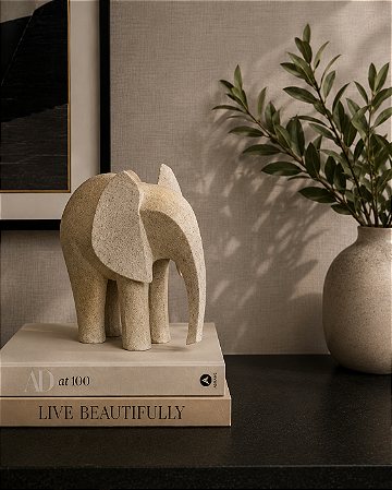 Escultura Elefante em Poliresina – Sofisticação, Significado e Elegância para sua Decoração | Casa de Lila
