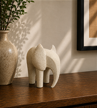 Escultura Elefante em Poliresina - G