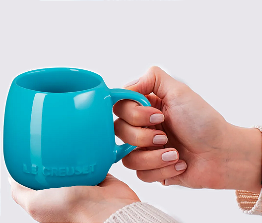Caneca Sphere 320ml - Azul Caribe Le creuset