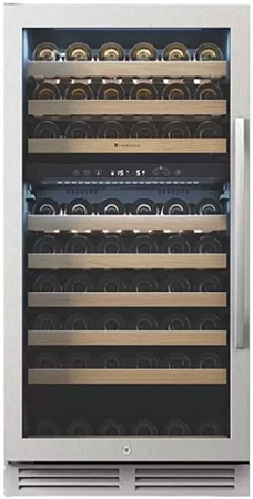 Adega Dual Zone para 94 Garrafas Debacco, Controle Preciso e Design Atemporal, 220V - Casa de Lila