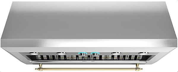 Coifa Elica New Calabria Vintage 122 ST V2 122 cm, Parede ou Embutir, 2 Motores, 2.000 m³/h, Filtros em Inox, 127 V - Casa de Lila