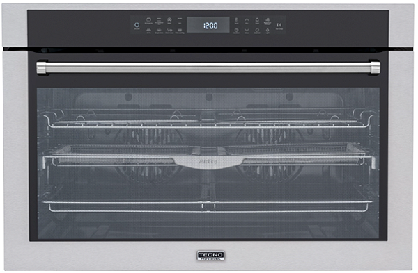 Forno Tecno Professional 90 cm, Elétrico, 138 Litros, 15 Funções, Convecção Dupla, Air Fry, Puxador em Latão Polido 220V– Casa de Lila
