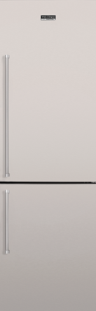 Refrigerador de embutir e de piso, bottom freezer 60 cm, 324 litros, abertura da direita para a esquerda, puxadores em aço inox escovado, Tecno Professional - 220V