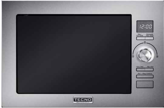 Forno Micro-ondas Combinado Tecno Professional 60 cm, de embutir, 25 litros, com Grill Infravermelho Radiante,220V - Casa de Lila