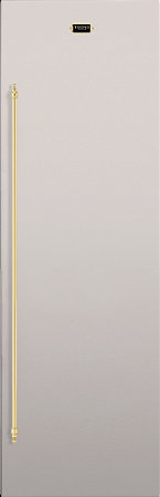 Refrigerador Tecno Vintage 60 cm, de piso e de embutir, All Refrigerator, 380 litros, abertura para direita, puxadores em latão polido, 220V - Casa de Lila