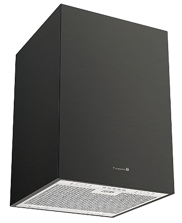 Coifa de Ilha Tramontina Square Isla 40 Silent em Aço Inox Black Steel com Tratamento Antidigitais, 40 cm, 220 V - Casa de Lila