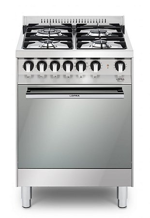 Fogão Lofra Linha New Maxima 4 Bocas Forno Elétrico 72 Litros Inox 60cm 220V