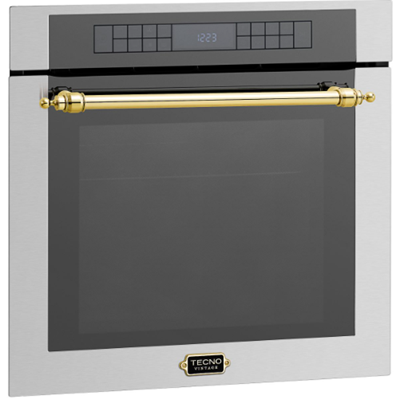Forno elétrico Tecno Vintage com AirFry, grill infravermelho, de embutir com 60 cm, 73 litros, 15 funções- 220 V