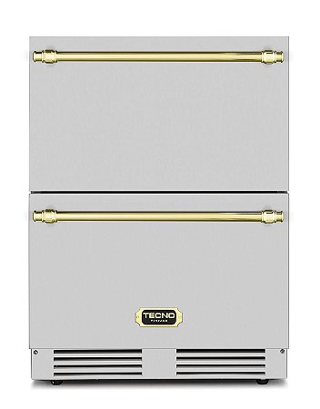 Gaveta refrigerada em inox 135 litros Vintage - Tecno