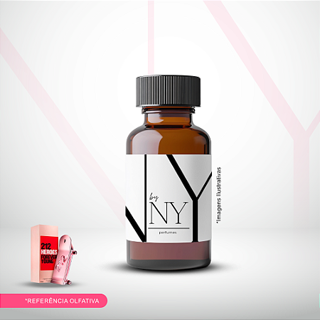 Essência Importada Feminina Inspirada 212 Heroes For Her