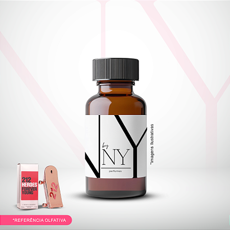 Essência Importada Feminina Inspirada 212 Heroes For Her Carolina Herrera