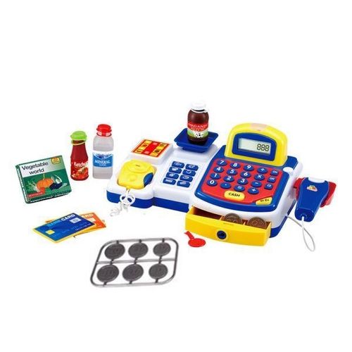 Caixa Registradora Infantil Brinquedo Completa com Acessórios DM Toys