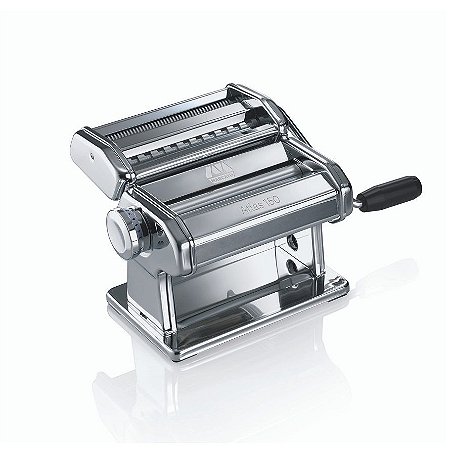 Maquina de Macarrão Marcato Atlas 150 Inox Manual com Manivela