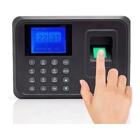 Relógio de Ponto Biométrico Impressão Digital Eletrônico Knup KP-1028