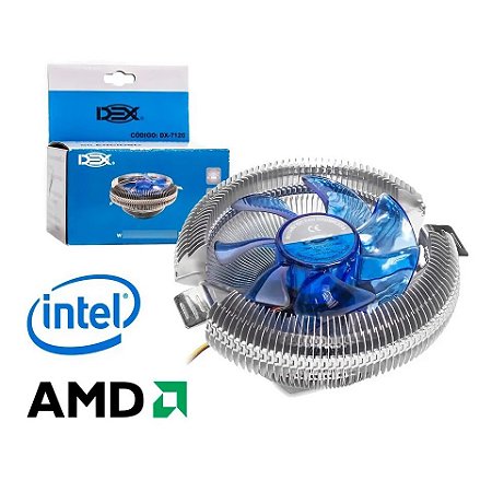 Cooler Universal para Processador PC AMD Intel TDP até 75W Dex DX-7120