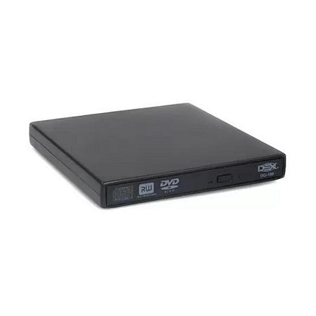 Gravador Leitor Cd Dvd Driver Externo Slim Pc Usb 2.0 Dex DG-100 - Sua  compra rápida e segura 24 horas na internet !