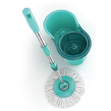 Balde Spin Mop 360 Com Esfregão Completo e Refil Flash Limp