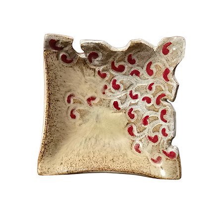 Prato Morro Branco P - Cerâmica de Alta Temperatura feito a mão