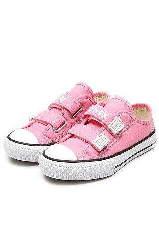 all star rosa com velcro