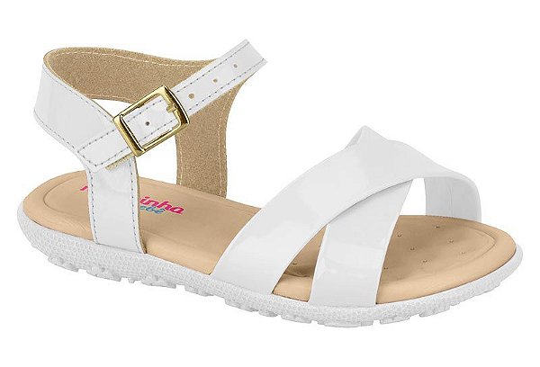 sandalia molekinha verniz