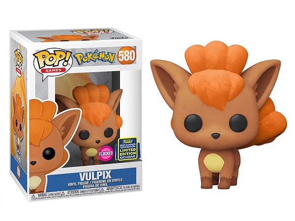 Funko Pop Games: Pokémon - Vulpix #580 (Flocked)(Summer Convention)