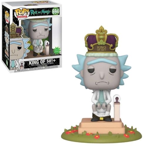 Funko Pop Animation: Rick And Morty - King Of $#!+ #694