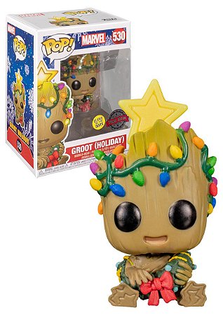 Funko Pop: Marvel - Groot (Holiday) #530 (Special Edition) (Glow)