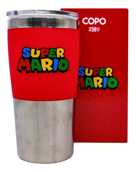 Copo Térmico Super Mario