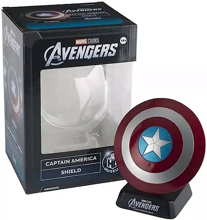 Estátua Marvel Hero Collector Museum: Escudo Capitão América - Eaglemoss