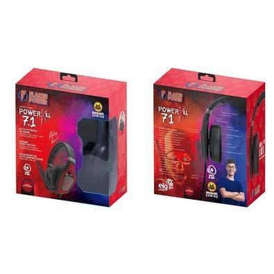 Headset Gamer Flakes Power - Power Kill 7.1 ELG