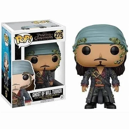 Funko Pop Disney Piratas do Caribe Ghost of Will Turner #275