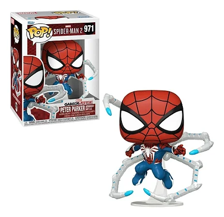 Funko Pop Spiderman 2 Peter Parker Adv Suit 2.0 # 971