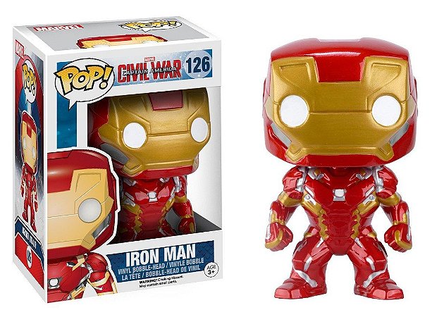 Funko Pop: Captain America Civil War - Iron Man #126