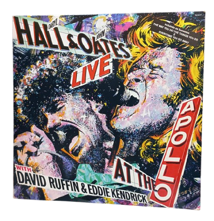 Disco de Vinil – Live at the Apollo with David Ruffin and Eddie Kendricks – Daryl Hall & John Oates LP