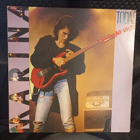 Disco de Vinil – Marina Lima – Todas ao Vivo (1986) LP
