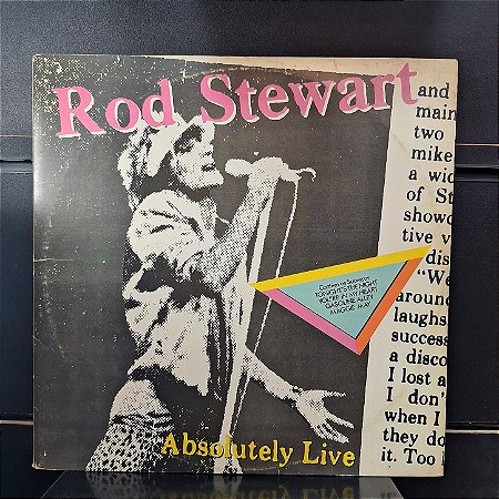 Disco Vinil LP - Rod Stewart - Absolutely Live