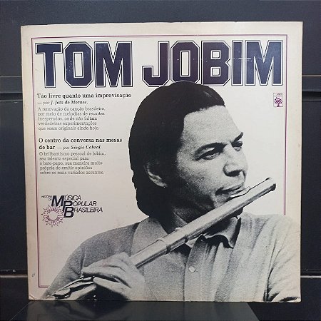 Disco Vinil LP – Tom Jobim - História da Música Popular Brasileira - Grandes Compositores